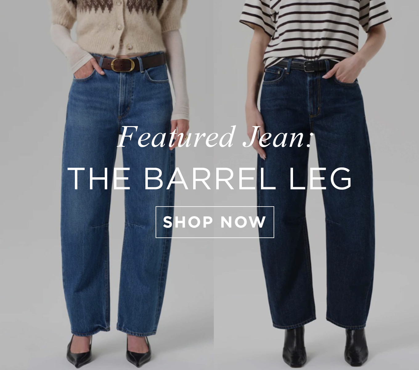 The Barrel leg Jean, Womens Barrel Leg Jeans