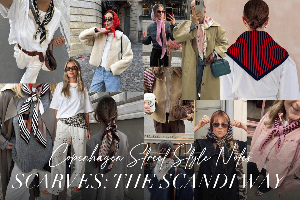 How to Wear Scarves the Scandi Way: Street Style Notes from Copenhagen