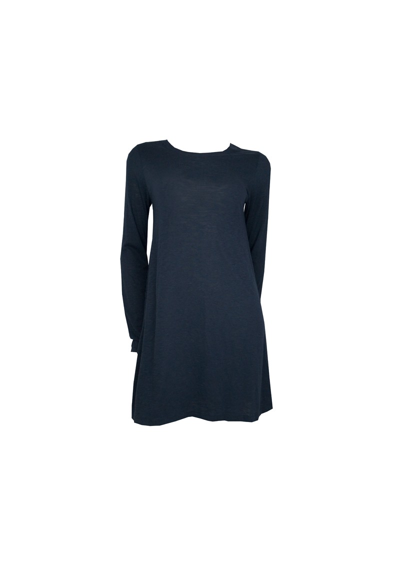 American Vintage Jacksonville Round Neck Dress Navy