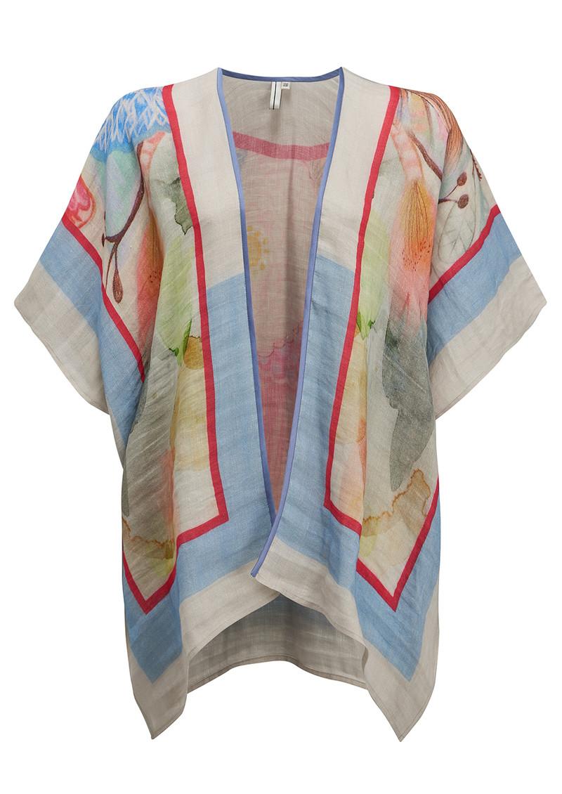 Blank Linen Cover Up DP2105