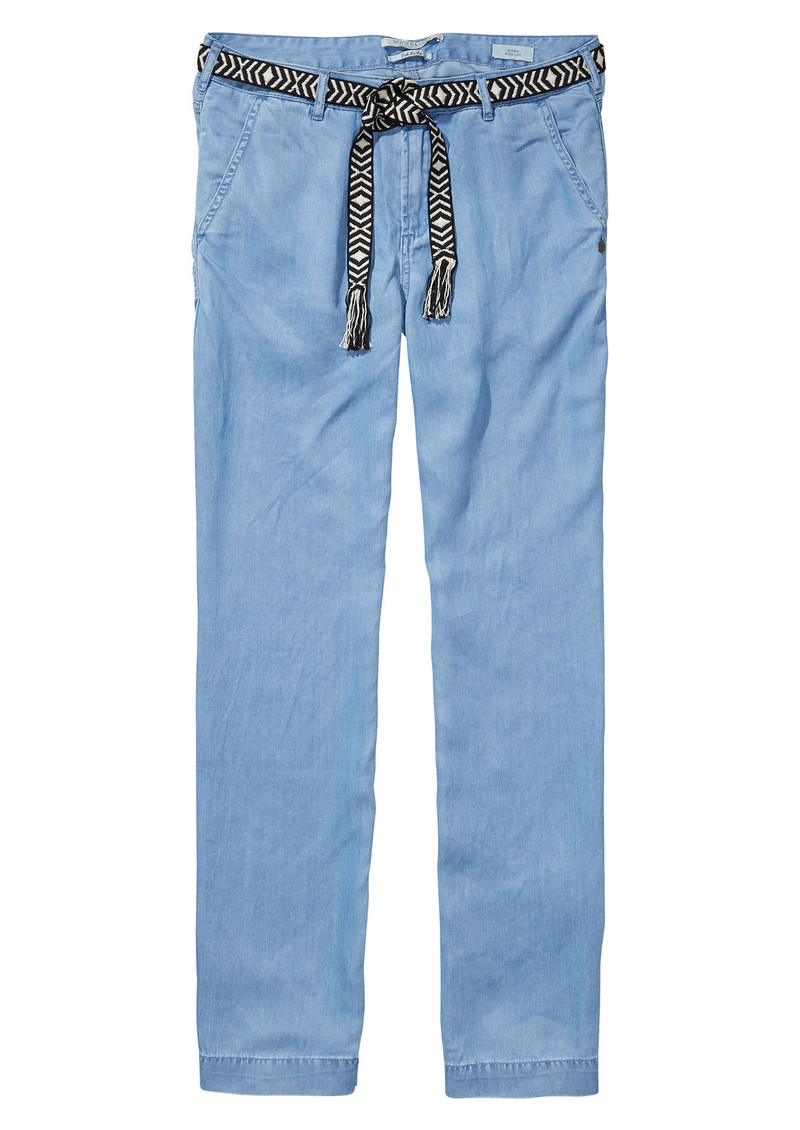 Maison Scotch Dolly Belted Pants Sky Blue