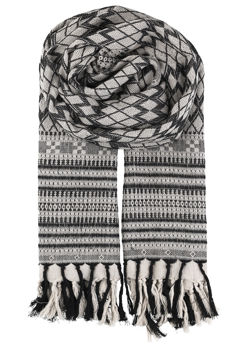 Becksondergaard Seal Cotton Scarf Black