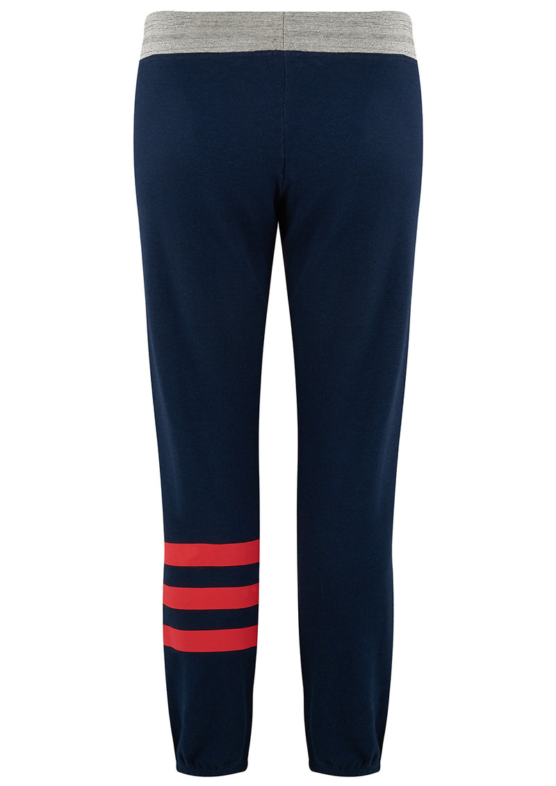 SUNDRY Striped Sweatpants Heather Navy
