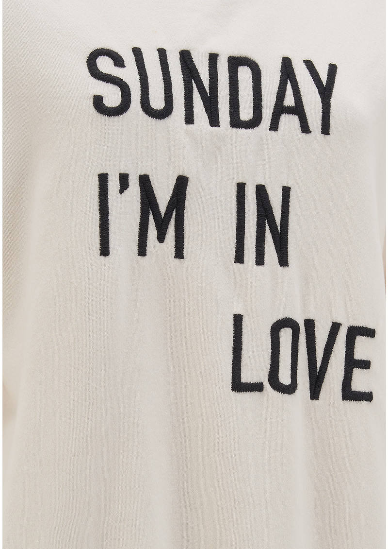 MY SUNDAY MORNING Sunday Sweatshirt - Off White