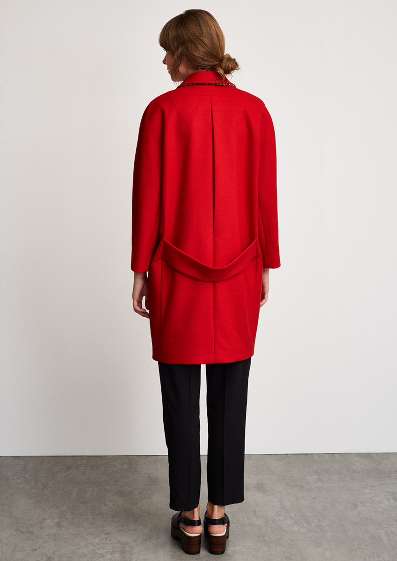 GRACE \u0026 OLIVER Celeste Coat - Red
