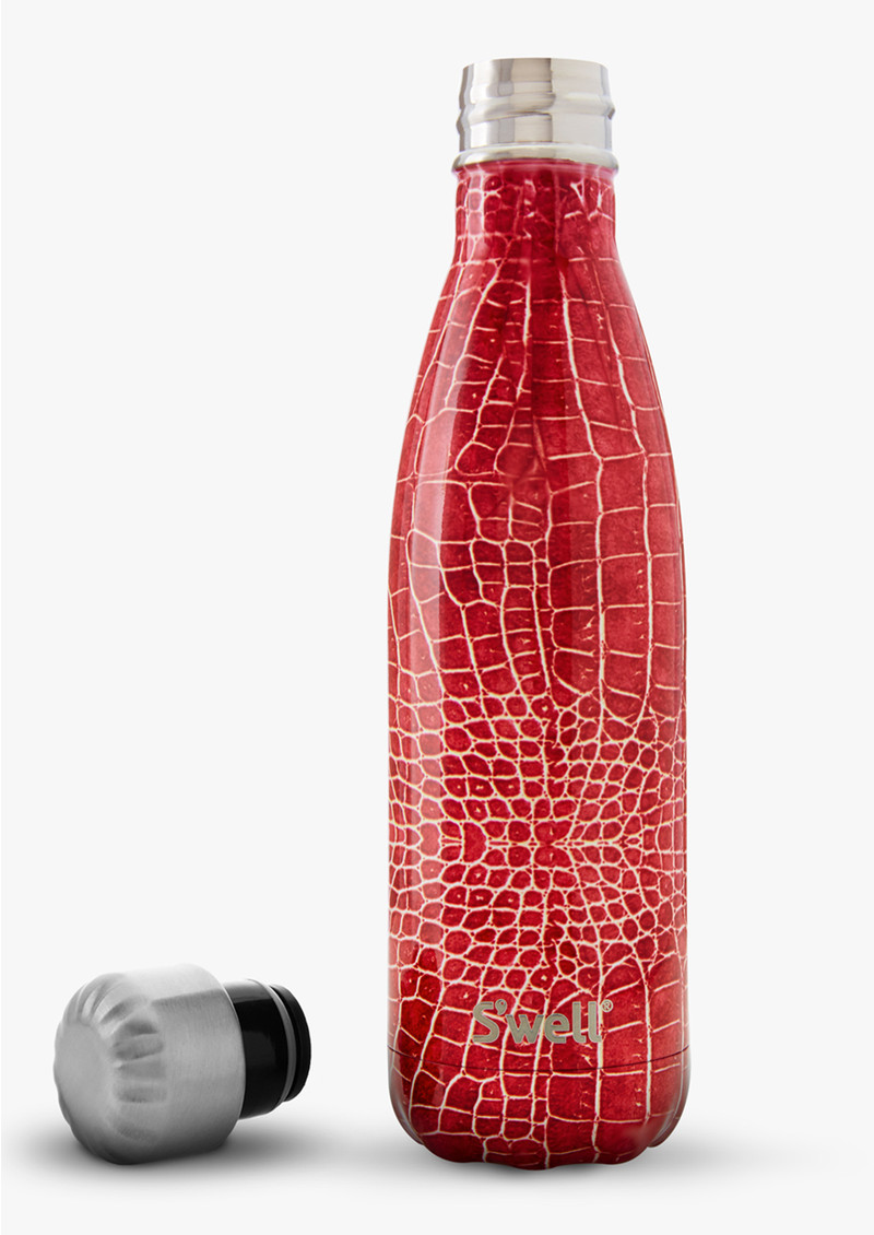 SWELL Exotic 17oz Water Bottle Rouge Crocodile