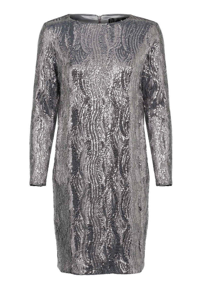 CUSTOMMADE Gisele Sequin Dress - Silver