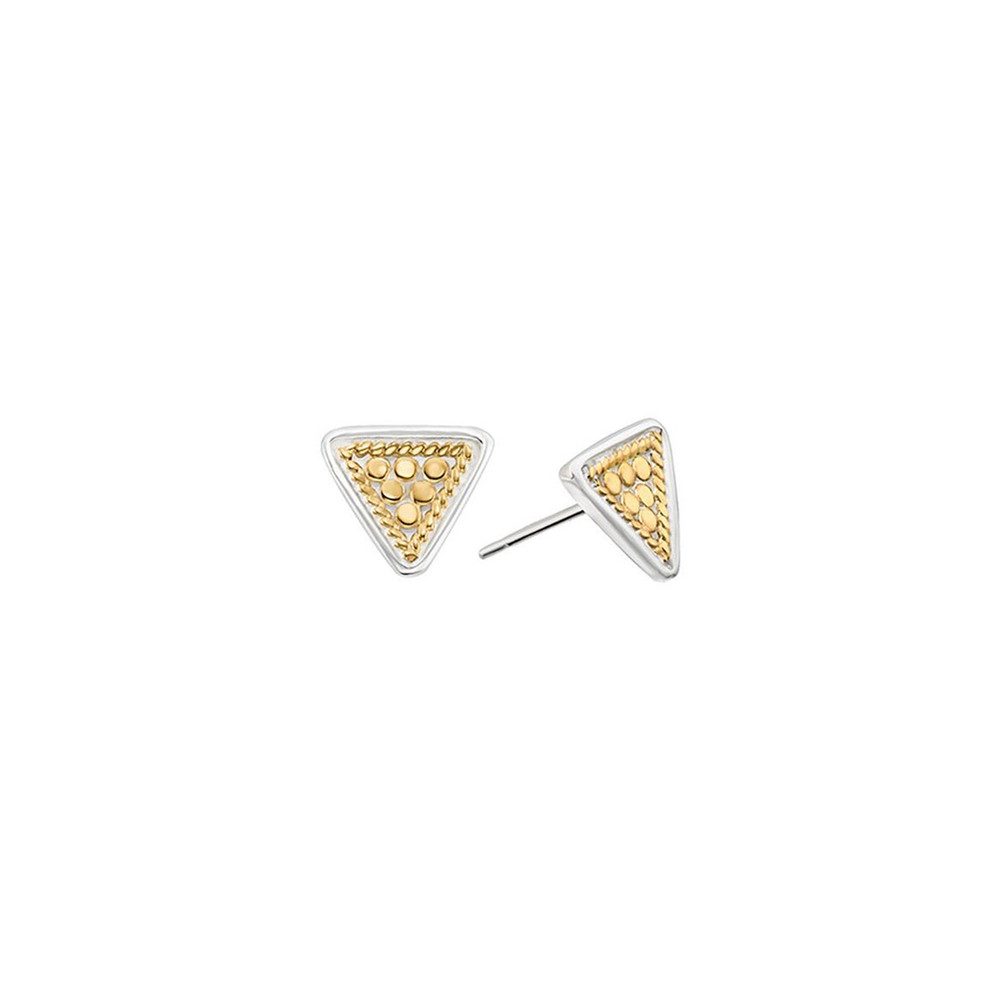 Anna Beck Women's Gold Triangle Stud Earrings