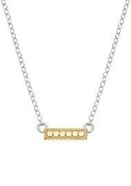 ANNA BECK Mini Bar Reversible Necklace - Gold & Silver