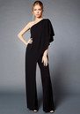 ADRIANNAPAPELL One Shoulder Jumpsuit 