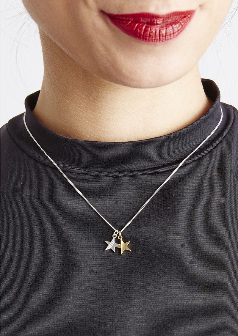 RACHEL JACKSON Good Vibes Star Necklace 