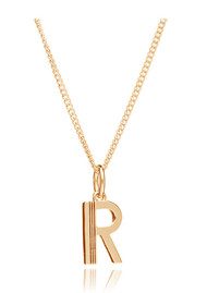 RACHEL JACKSON This Is Me 'R' Alphabet Necklace - Gold