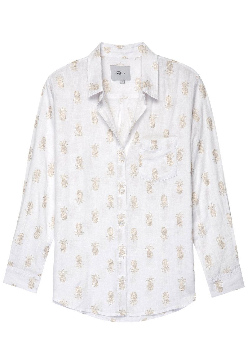 Rails Charli Shirt - Gold Pineapple