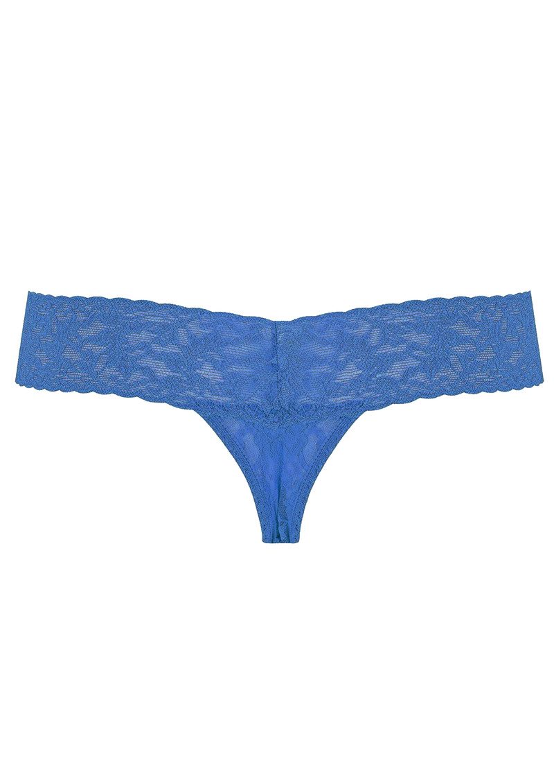 Hanky Panky SIGNATURE ROLLED LACE THONG Atlantis