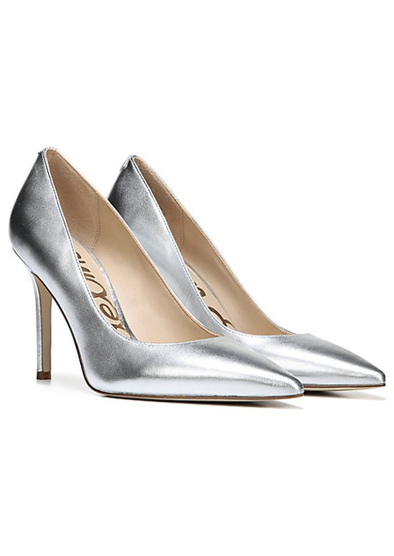 sam edelman silver heels