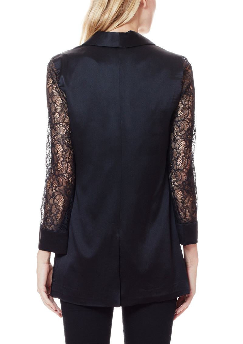 CAMI NYC Liz Silk Blazer Black