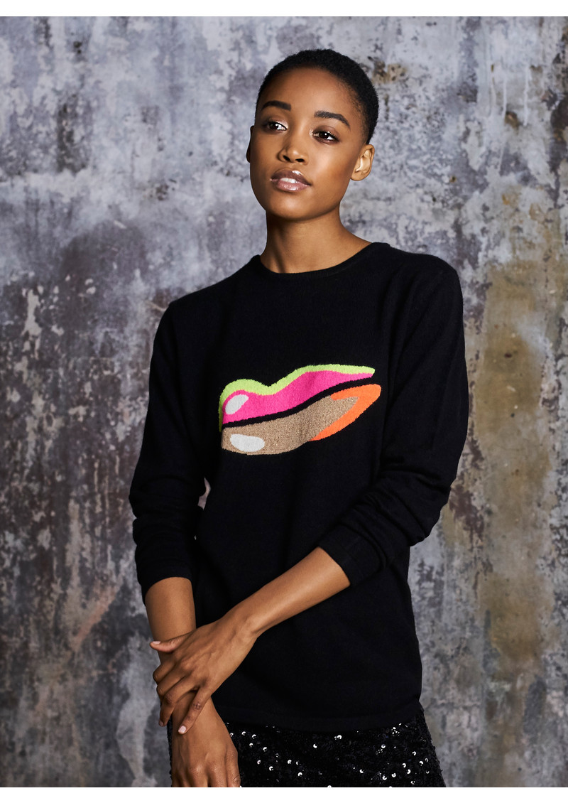 jumper with lips