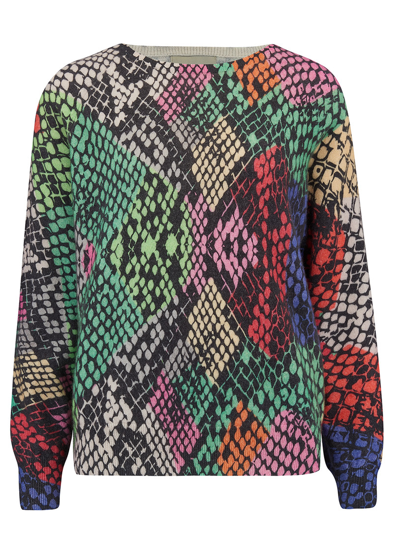 JUMPER 1234 Multi Snake Print Sweater - Version 1