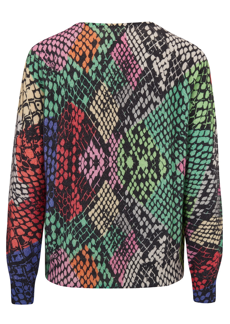 JUMPER 1234 Multi Snake Print Sweater - Version 1
