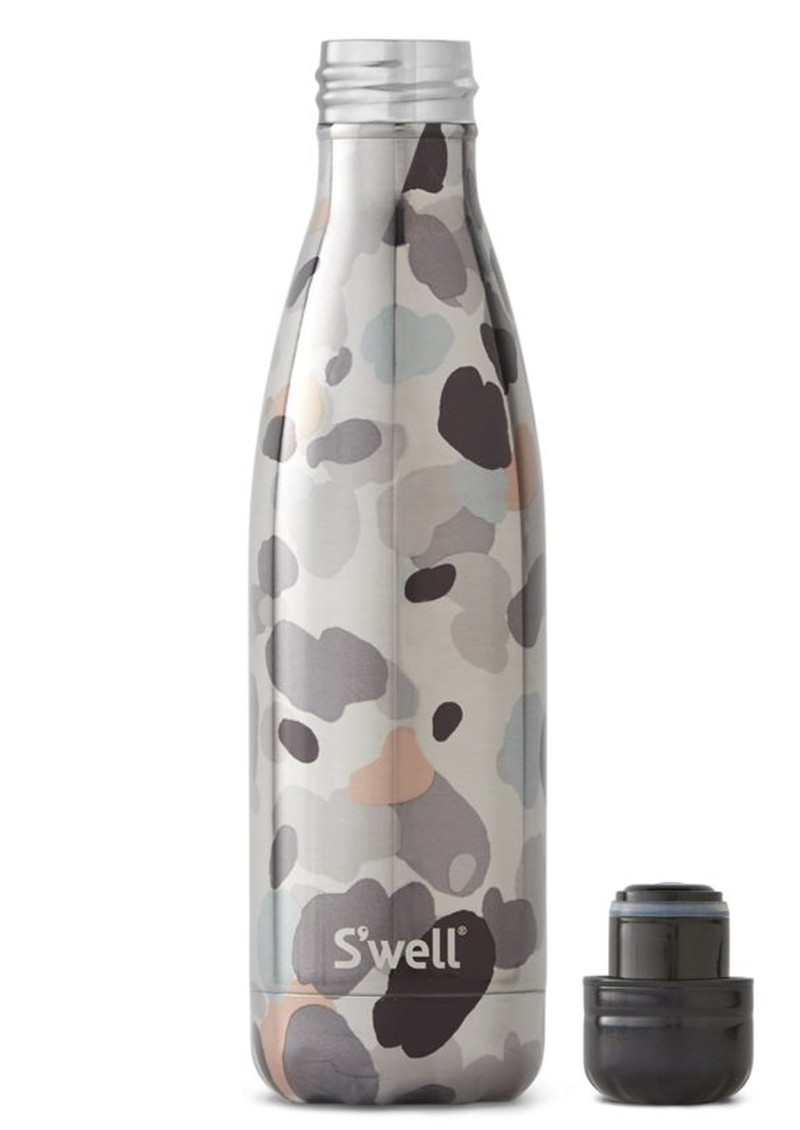 Download SWELL Metallic Camo 17oz Water Bottle - Under Wraps Yellowimages Mockups