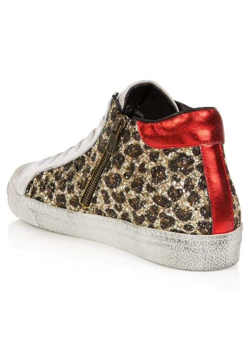 AIR & GRACE Alto Trainers Leopard Glitter