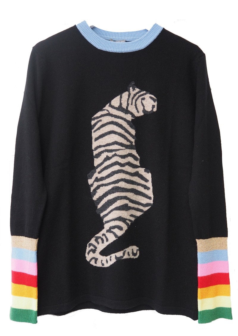 ORWELL + AUSTEN Tiger Sweater - Black 