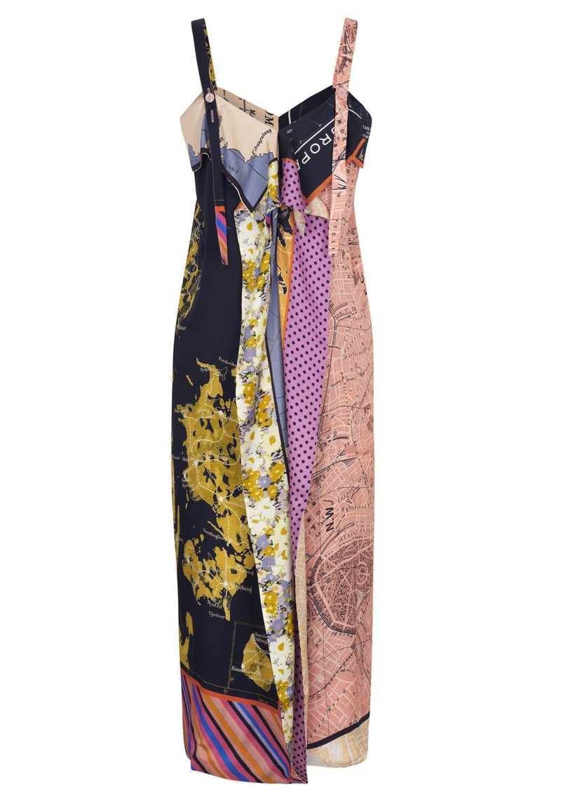 STINE GOYA Talita Printed Dress Maps