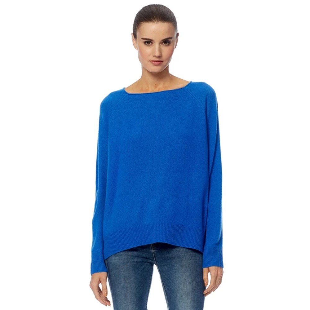 electric blue cashmere jumper