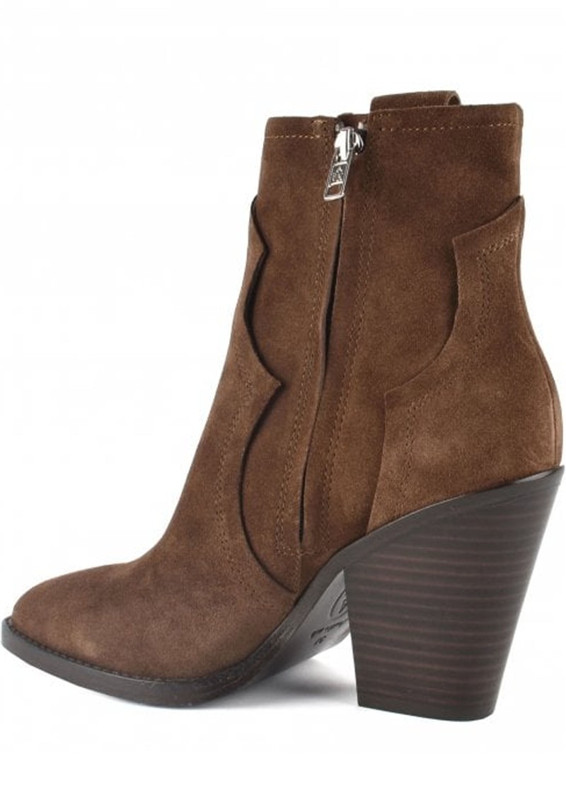 Ash Esquire Heeled Suede Boots Russet
