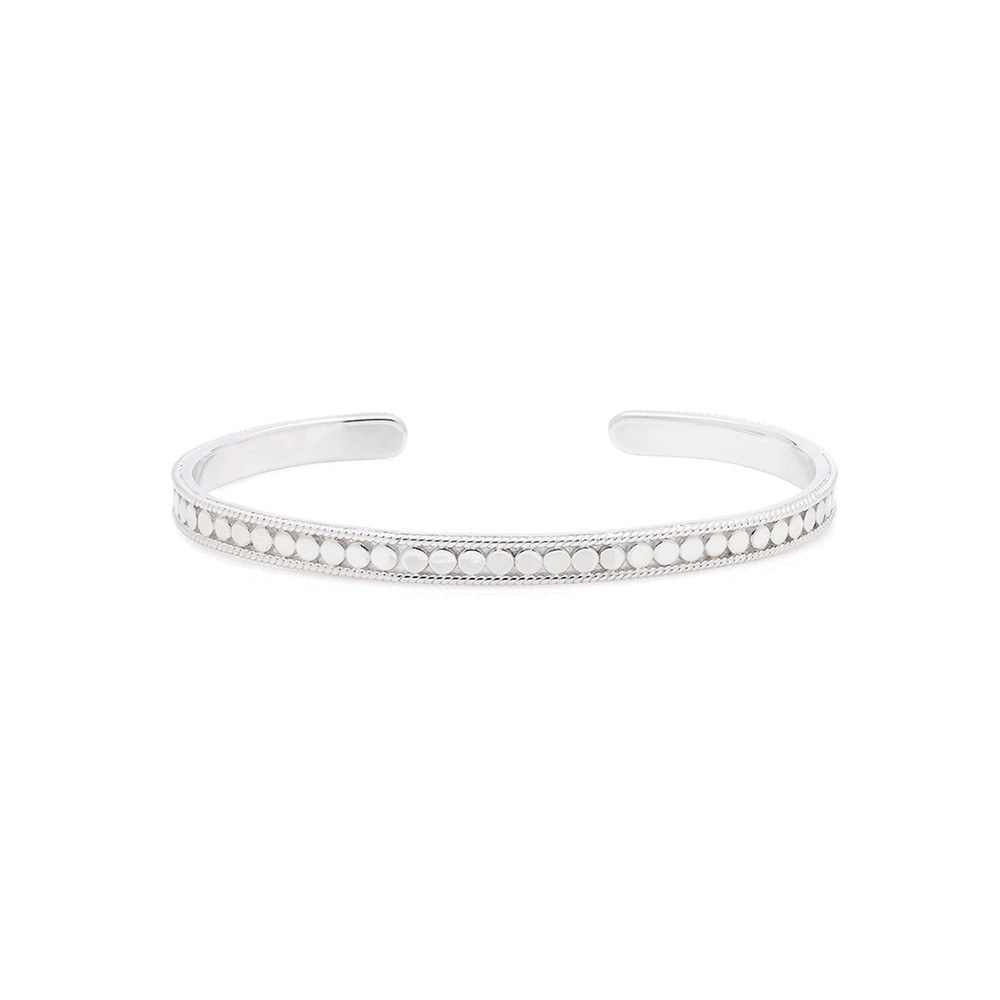 Anna Beck Women's Silver Dotted Stacking Cuff