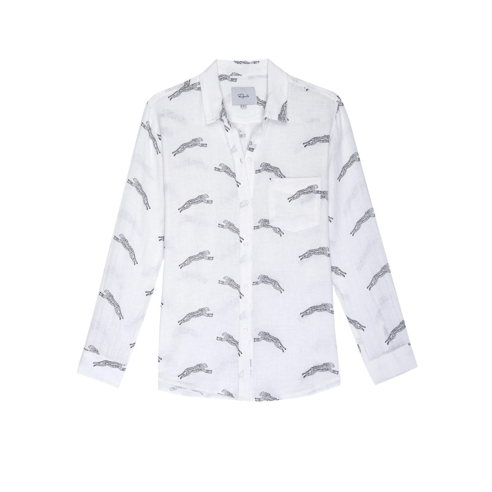 Rails Charli Linen Shirt - Cheetahs