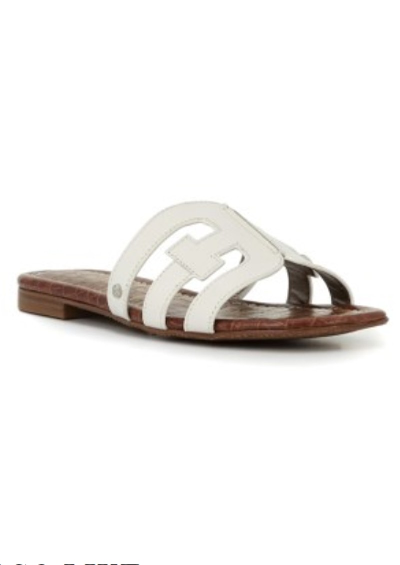 Sam Edelman Bay Leather Sandals Bright White
