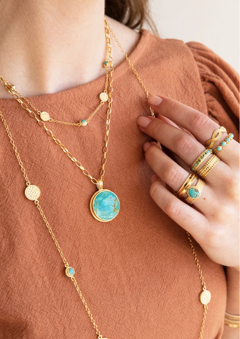 ANNA BECK Solstice Large Turquoise 