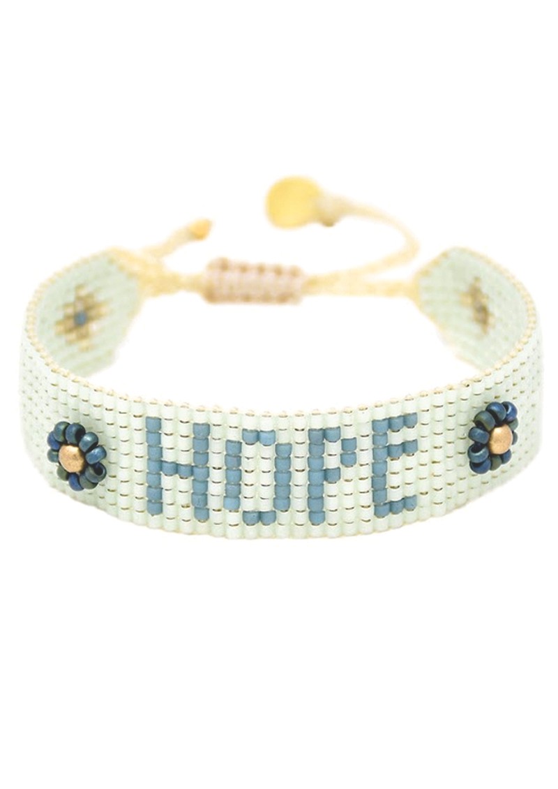 MISHKY Hope Beaded Bracelet Mint