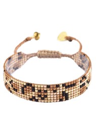 MISHKY Panthera Beaded Bracelet - Gold