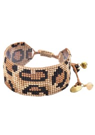 MISHKY Panthera Beaded Bracelet - Black & Copper