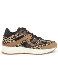 woden trainers leopard print