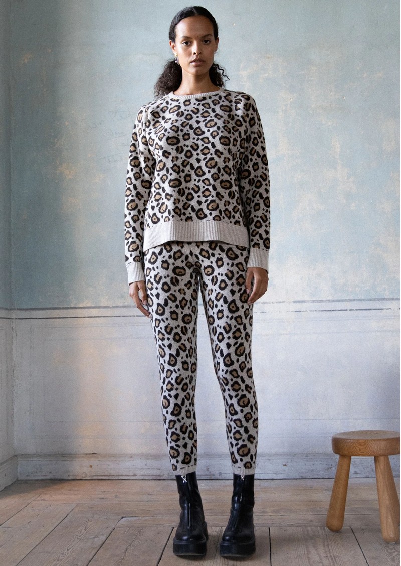 RAGDOLL Cashmere Leopard Sweater 