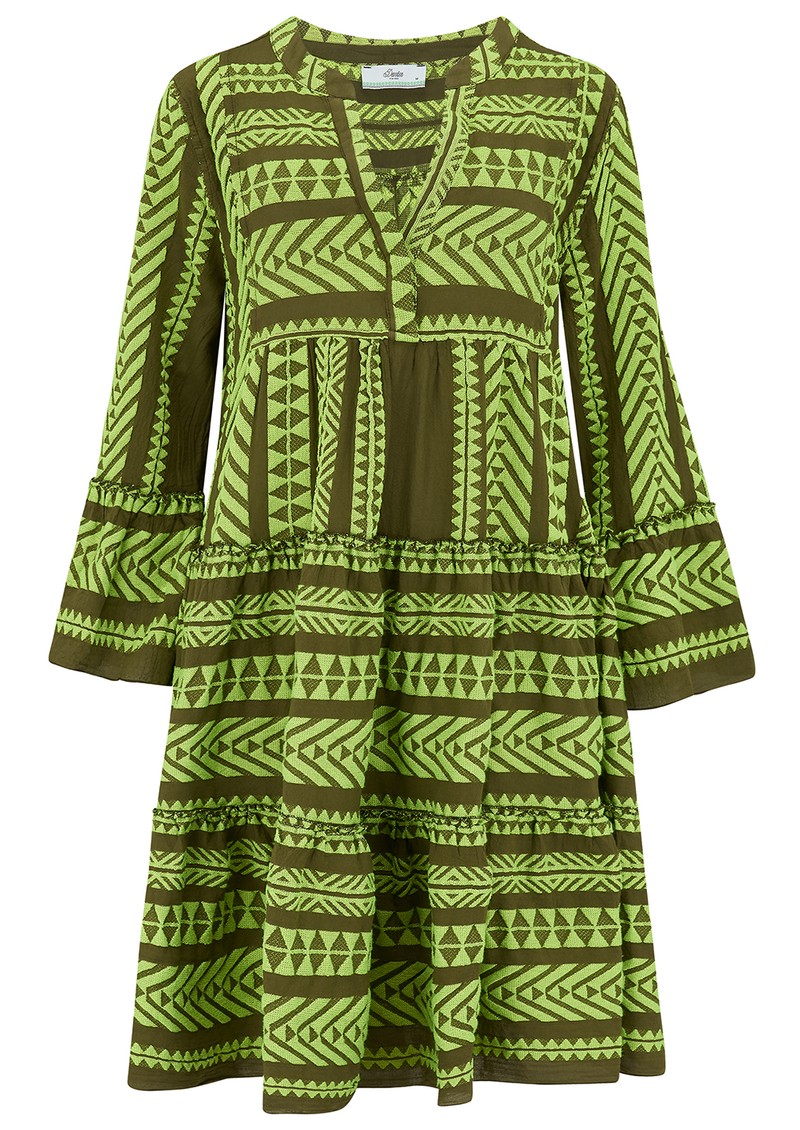 sachin and babi light blue dress Devotion Twins Embroidered Ella Tunic Dress