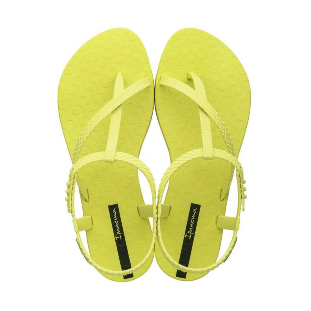 yellow neon sandals