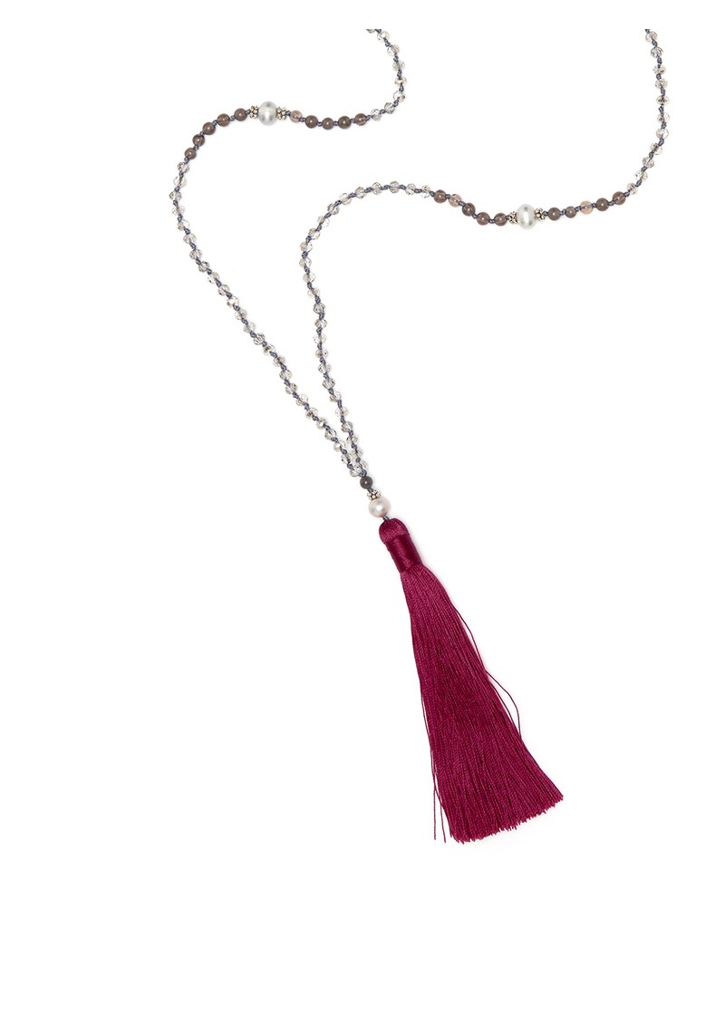 TRIBE + FABLE Single Tassel Necklace 