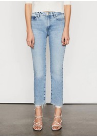 Frame Denim Le High Straight Raw After Jeans - Bathe Chew