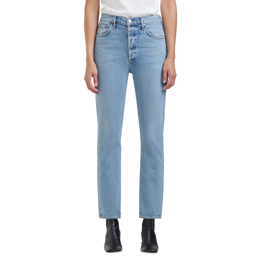 AGOLDE Riley High Rise Crop Straight 