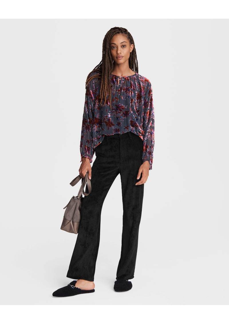 rag & bone yuni burnout blouse