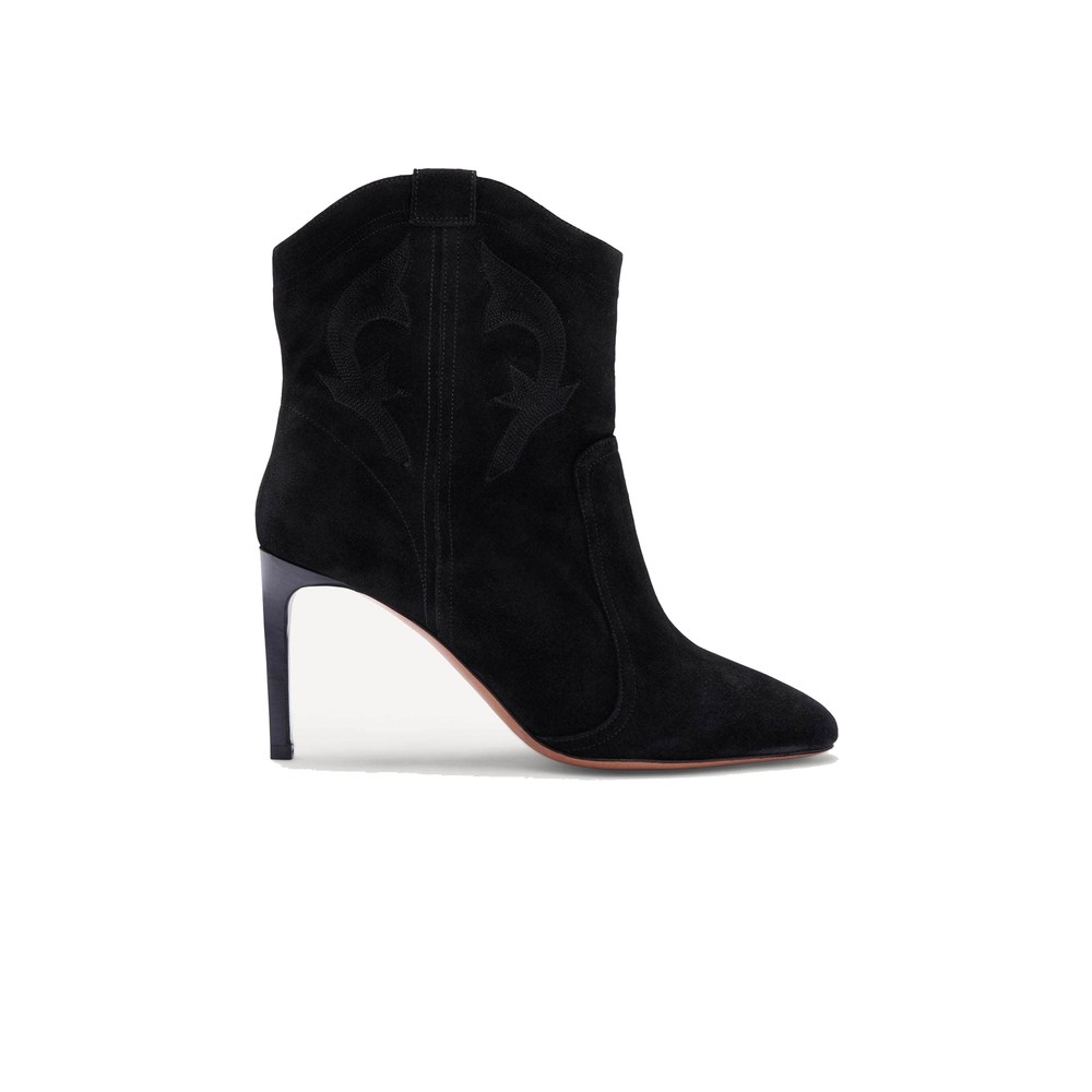 Ba&Sh Women's Black Caitlin Suede Boots