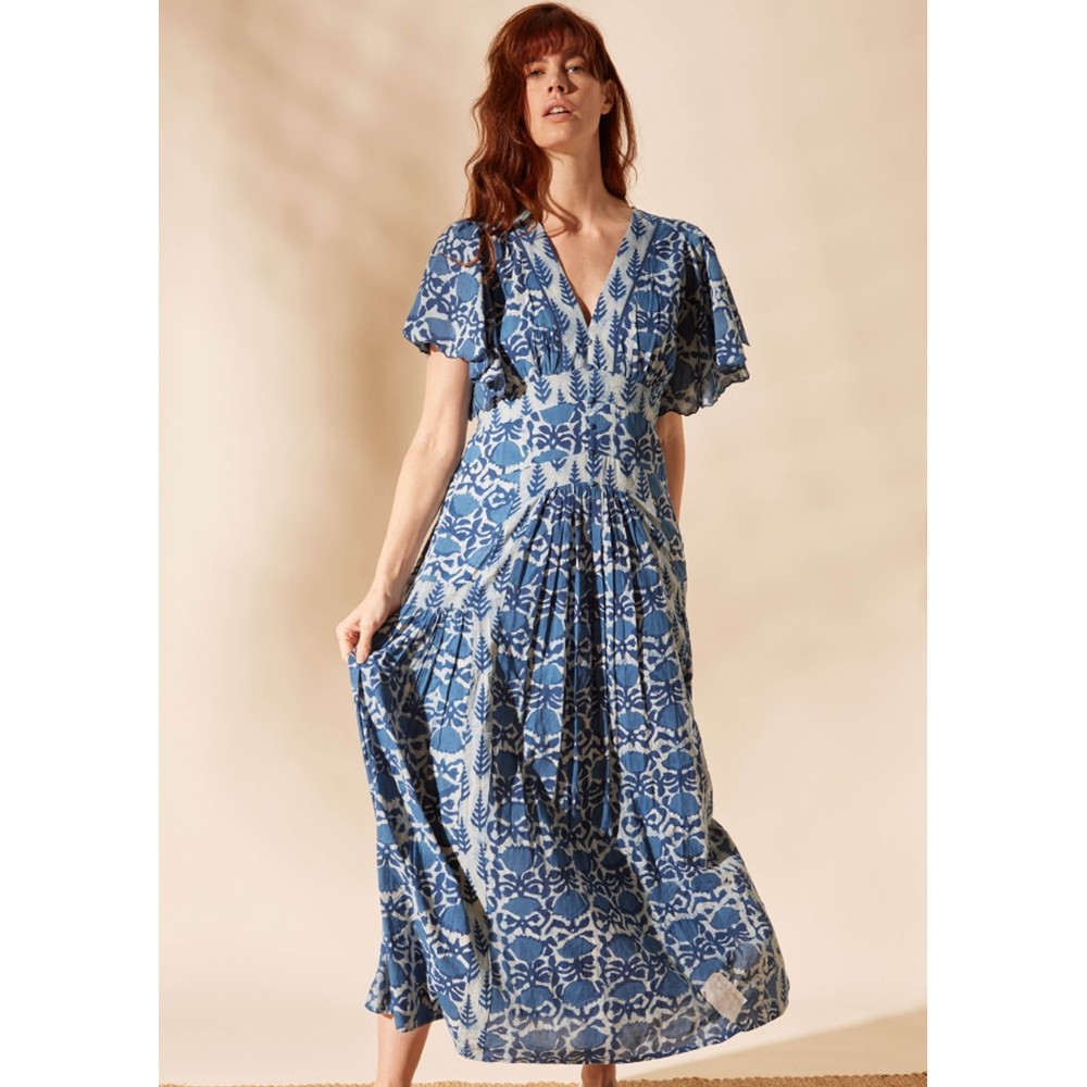 LOUIZON Dikran Dress - Block Print