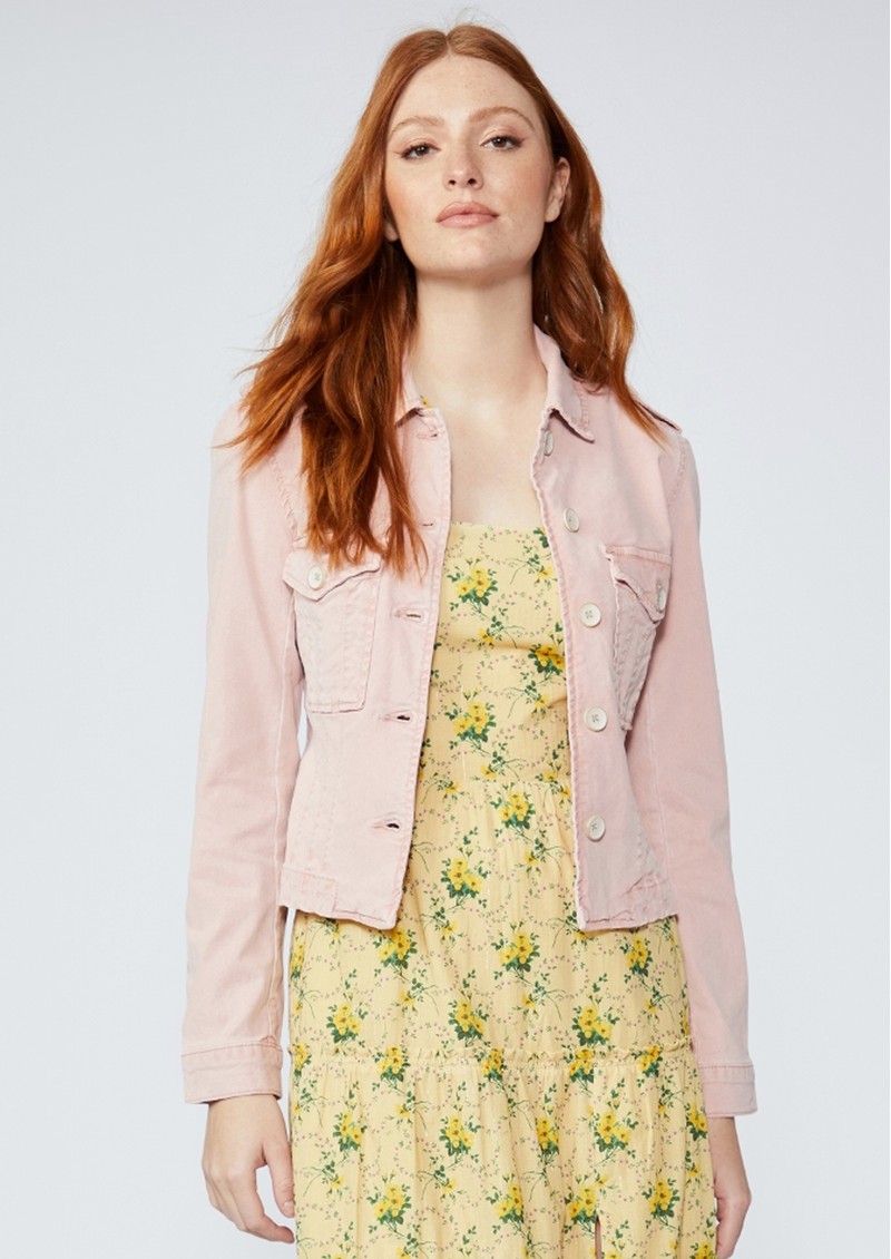 Paige Denim Pacey Jacket - Rouge Glow