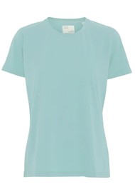 COLORFUL STANDARD Light Organic Tee - Teal Blue