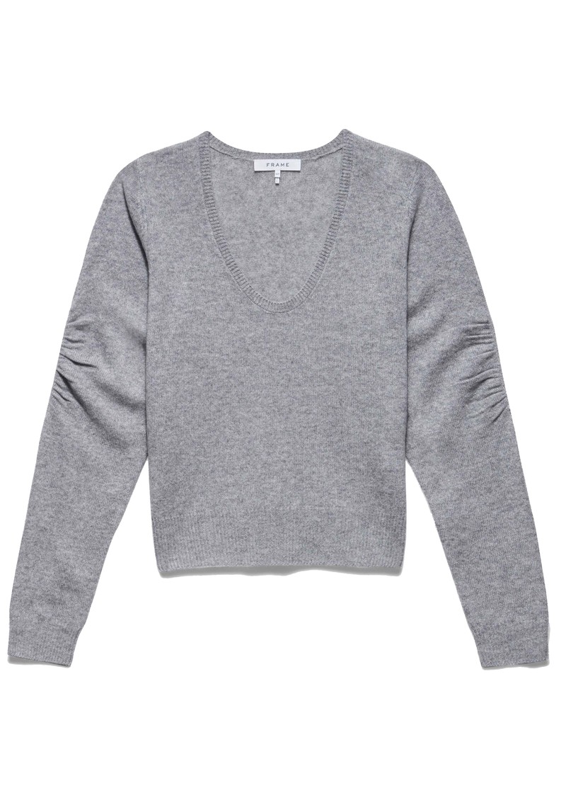 Frame Denim Scoop Neck Cashmere Sweater 
