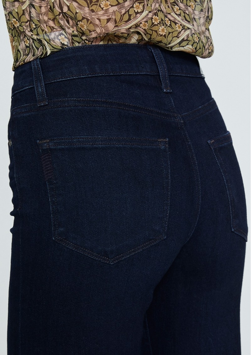 Paige Denim Leenah 34" High Rise Wide Leg Jeans Telluride